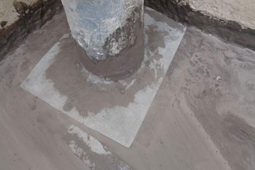 Chống thấm với Sika cho cổ ống đã đổ bê-tông